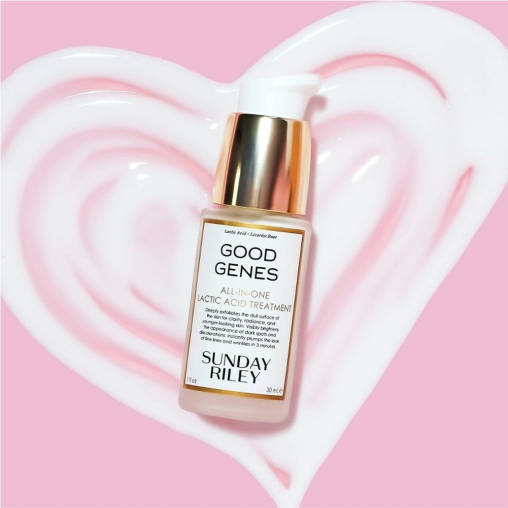 SUNDAY RILEY NEW good genes all in one lactic acid treatment serum -1oz